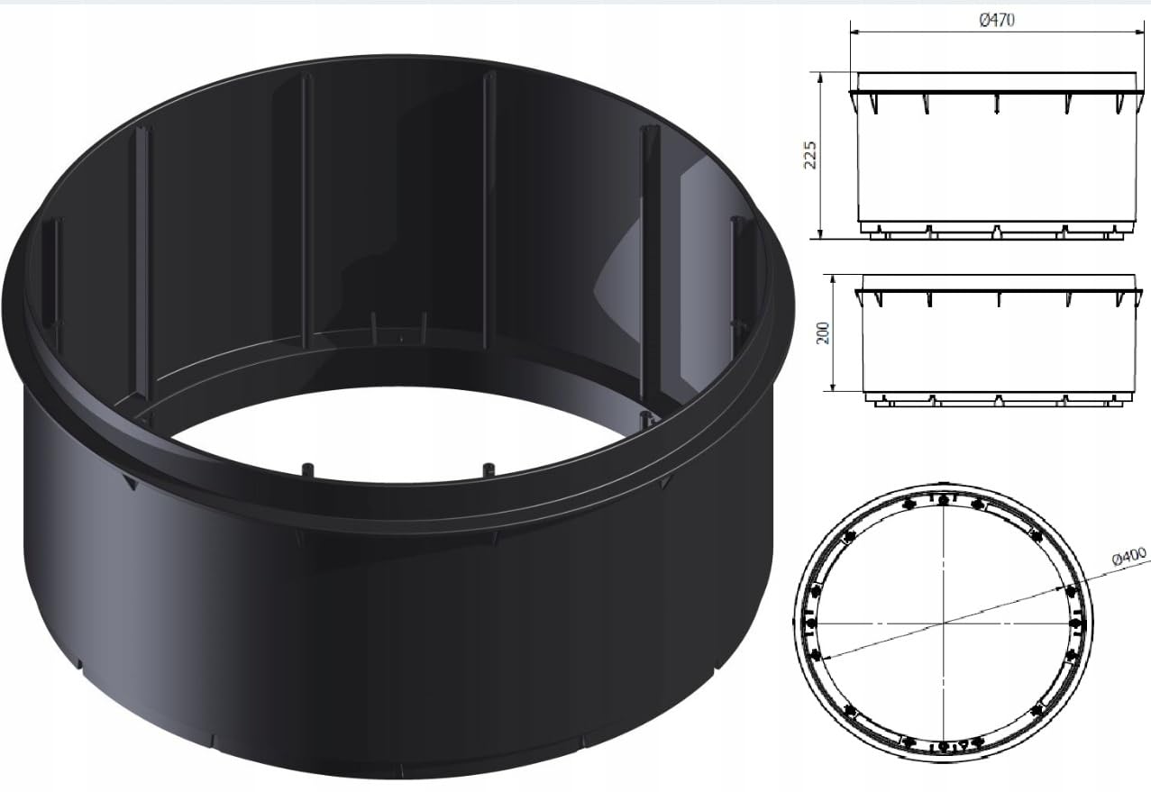 Regenwasserfilter Vorfilter Zisternenfilter mit Aufsatz Erdtank Gartenfilter Wasserspeicher Zisterne Feinfilter Brunnenfilter Fallrohrfilter Überlauffilter Drainage KG Rohr