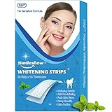 SMILESHOW Whitening Strips, New Formula Pap+ for Sensitive Teeth, 14Packs of 28 Strips