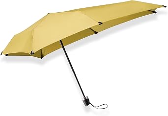 Senz Limited Edition Mini Windproof Umbrella - Manual Folding - 35.8 x 35.8 in - Dusky Citron