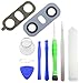 Produktbild TOKA-VERSAND® - Glasabdeckung für LG G6 H870 H872 VS988 LS993 US997 Kamera Glas Abdeckung Premium [echt Glass] mit Kleber [Dichtung] sowie 8X teiliges Werkzeug [magnetisch] 10in1 Linse Platinum Grau