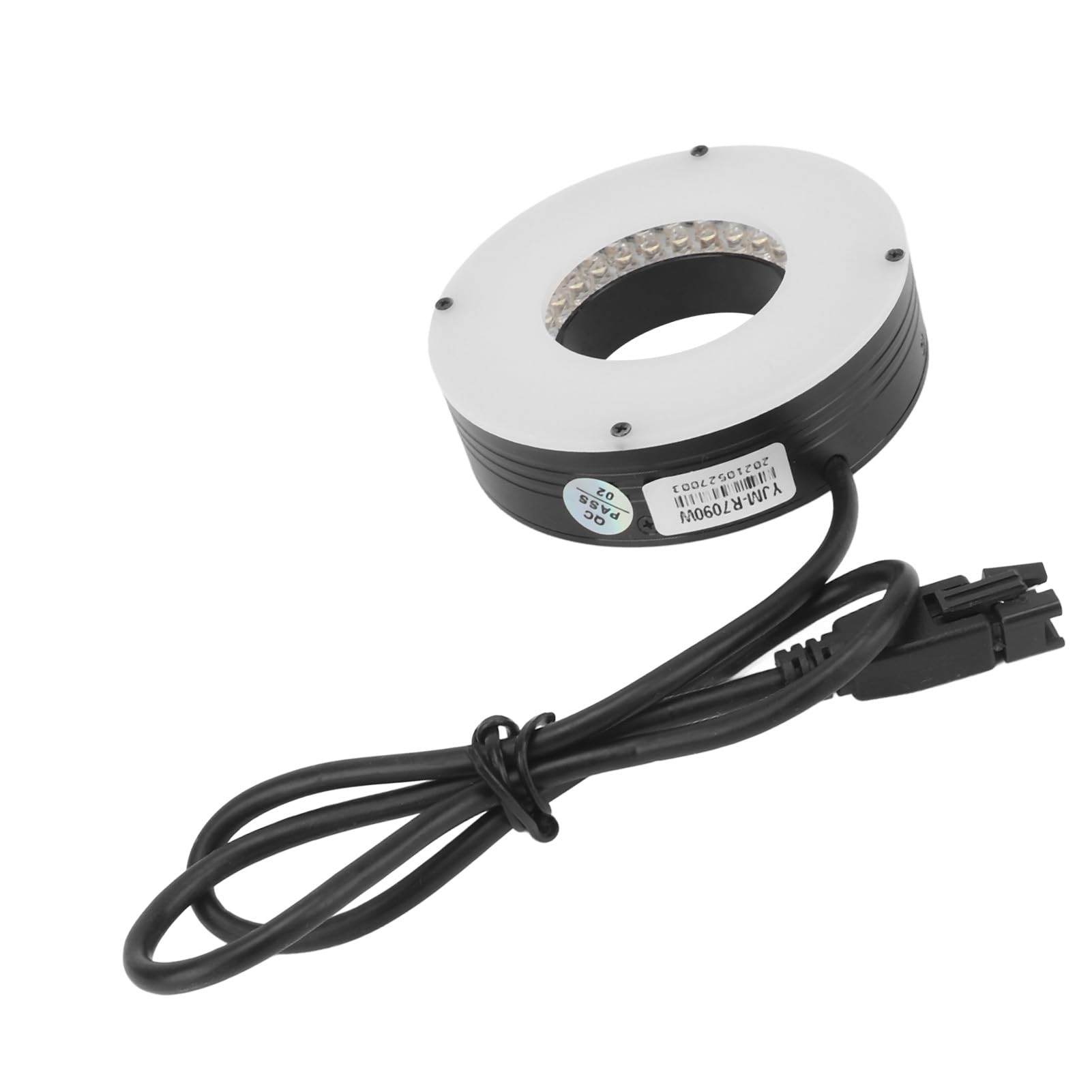 Microscopio Anillo de Luz LED Iluminación Duradera Ajustable para Microscopio Estéreo Binocular Industrial 70 Mm
