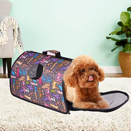 Mochila Balacoo para transporte de cães – Bolsa portátil para transporte de gatos com alça macia par