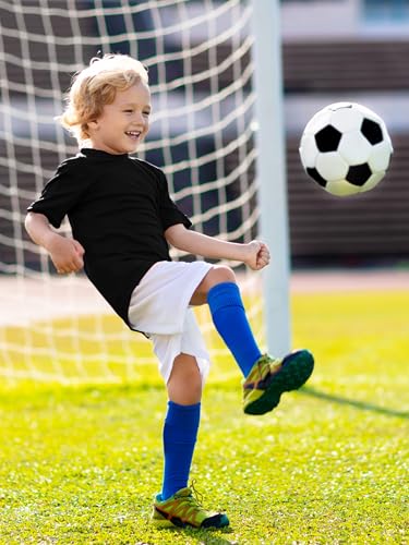 Image of Boys Neon Shirts Dry Fit Athletic T Shirts UPF 50+ Performance Cooling Shirt Short Sleeve Rash Guard Kids Top for Boys Girls