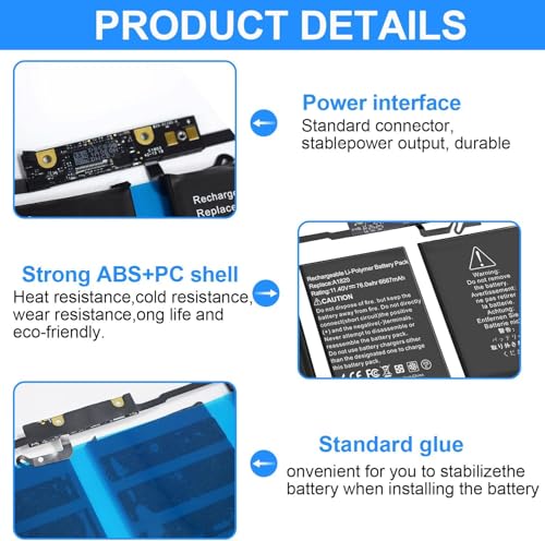 Batterie ordinateur portable MacBook Pro 15 A1707 A1820 Touch Bar - 6
