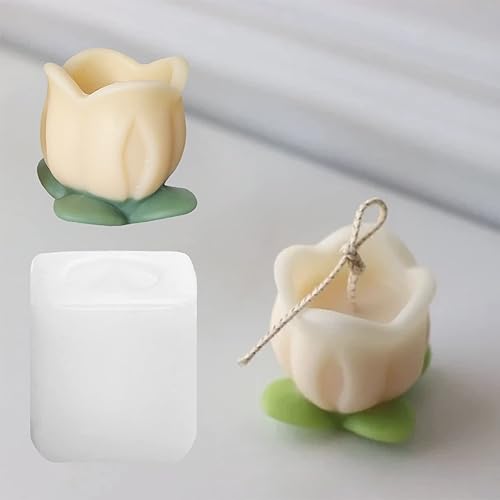 Miniatura 3 de TOPYS Molde giratorio 3D para velas de amor, apilables, velas aromáticas en forma de corazón, proceso de yeso, resina, jabón, decoración de