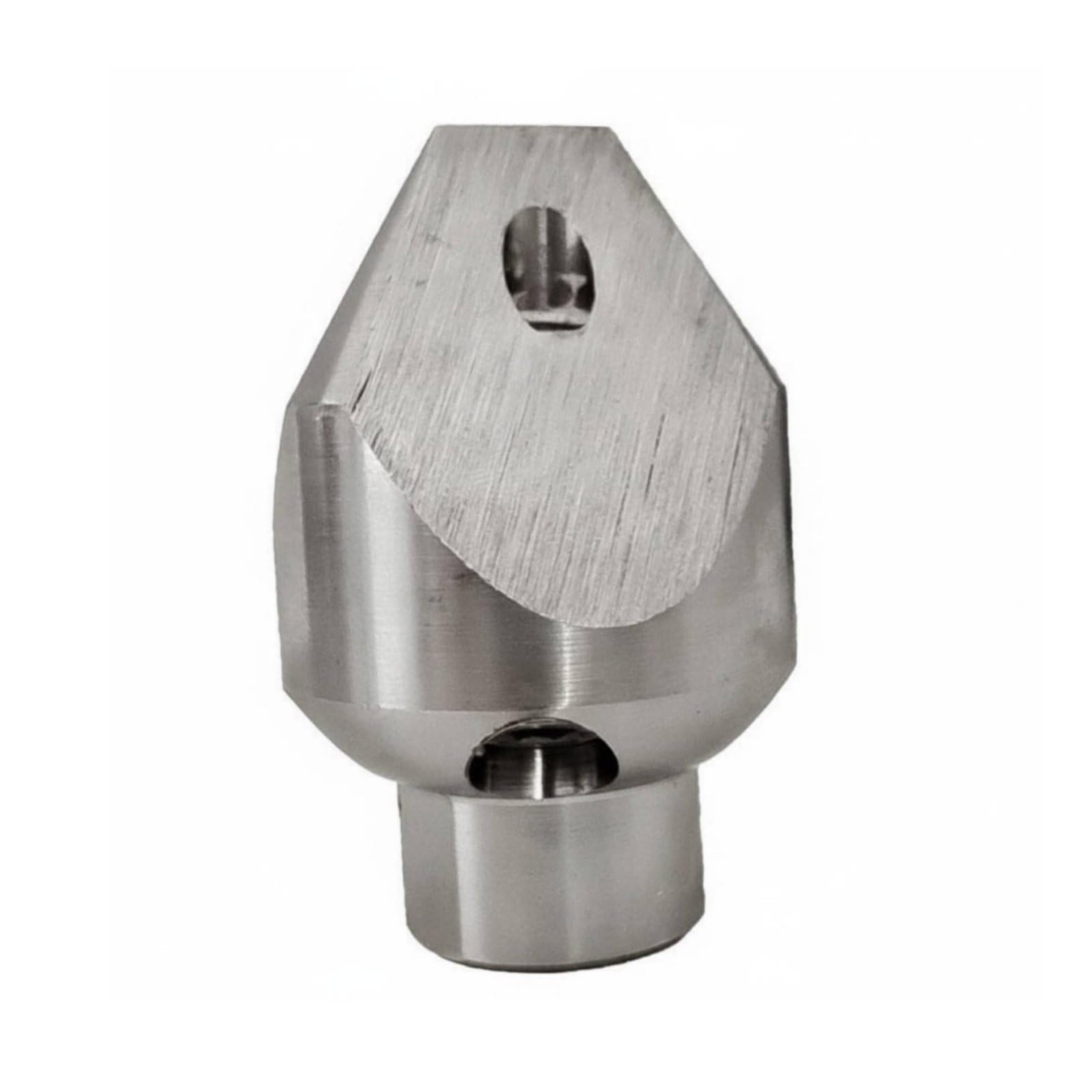 Ugello per Pulizia Scarichi Ugello Tubo Scarico Ugello Fognatura Ugello Alta Pressione Corpo Metallico Robusto Forma Compatta con Uscite Spray, 1/4 Filettatura Interna