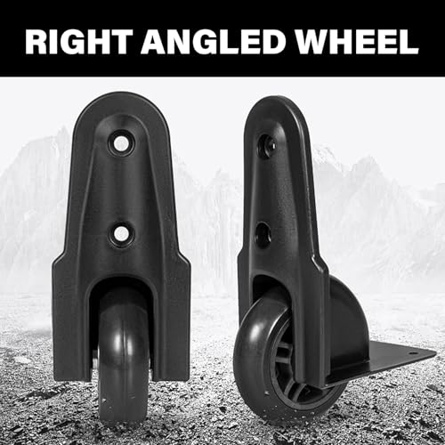 Replacement Luggage Wheels Set of 2 PVC for Trolley Suitcase Repair Directional Rotation Spinner Travel Bag Casters2