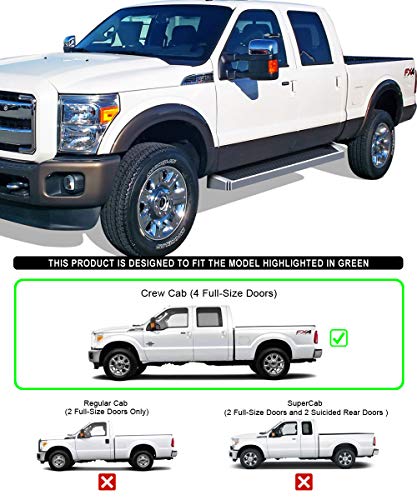 Estribos Running Boards APS 6in para Ford F250 F350 miniatura 2
