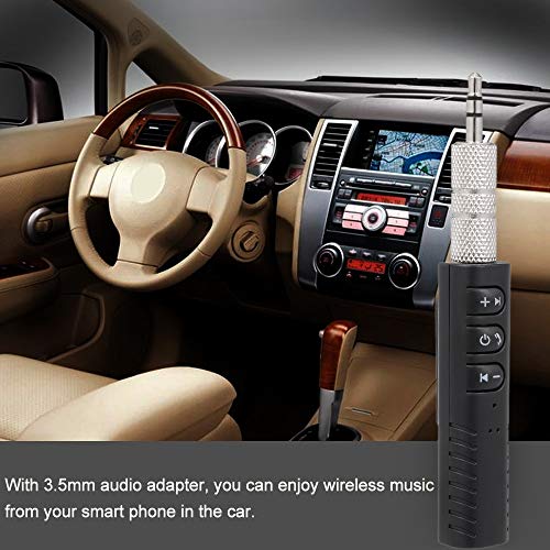 Sunbaca Adaptador de caixa de música sem fio BT 4.1 Receptor de áudio Kit mãos-livres para carro com