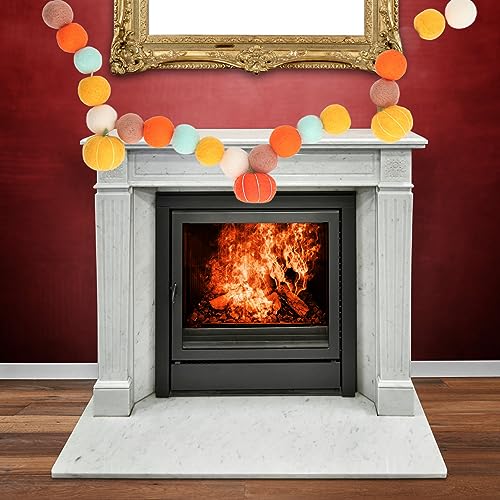 Delicioso Banner de Abóbora de lã de Feltro Aumenta a VibraçãO de Outono Com Encantos de DecoraçãO E