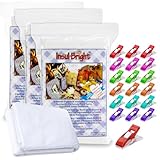 Warm Company Insul-Bright Insulated Lining (36'x45', 3-Pack) + 20 Pixiss Fabric Clips – Perfect for Pot Holders, Oven Mitts, and Heat-Resistant Craft Projects