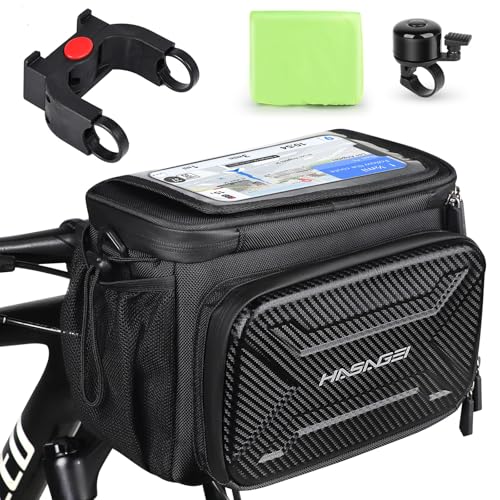 HASAGEI Fahrradtasche,Lenkertasche Fahrrad,mit Lenkeradapter FüR...