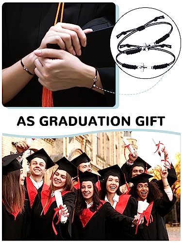 Yinkin 48 Pieces Bulk Cross Bracelet for Women Men Faith Hope Love Cross Bracelet Adjustable Friendship String Rope Jewelry Christian Handmade Braided Jewelry Black Matching Couple Gifts4