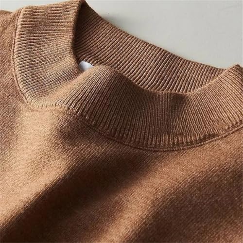 Men's Pullover Sweaters Long Sleeve Slim Fit Comfortable Casual Knitted Sweater3