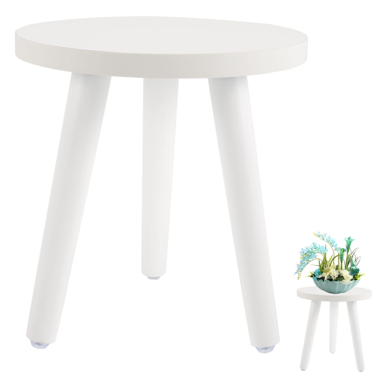 SUPVOX Soporte de Madera Desmontable white Macetas para Interior
