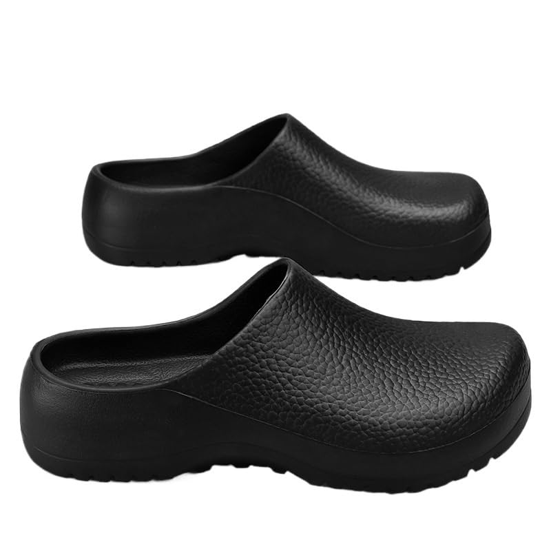 Baotou chef slippers men hotel restaurant large size waterproof and oil-proof chef shoes
