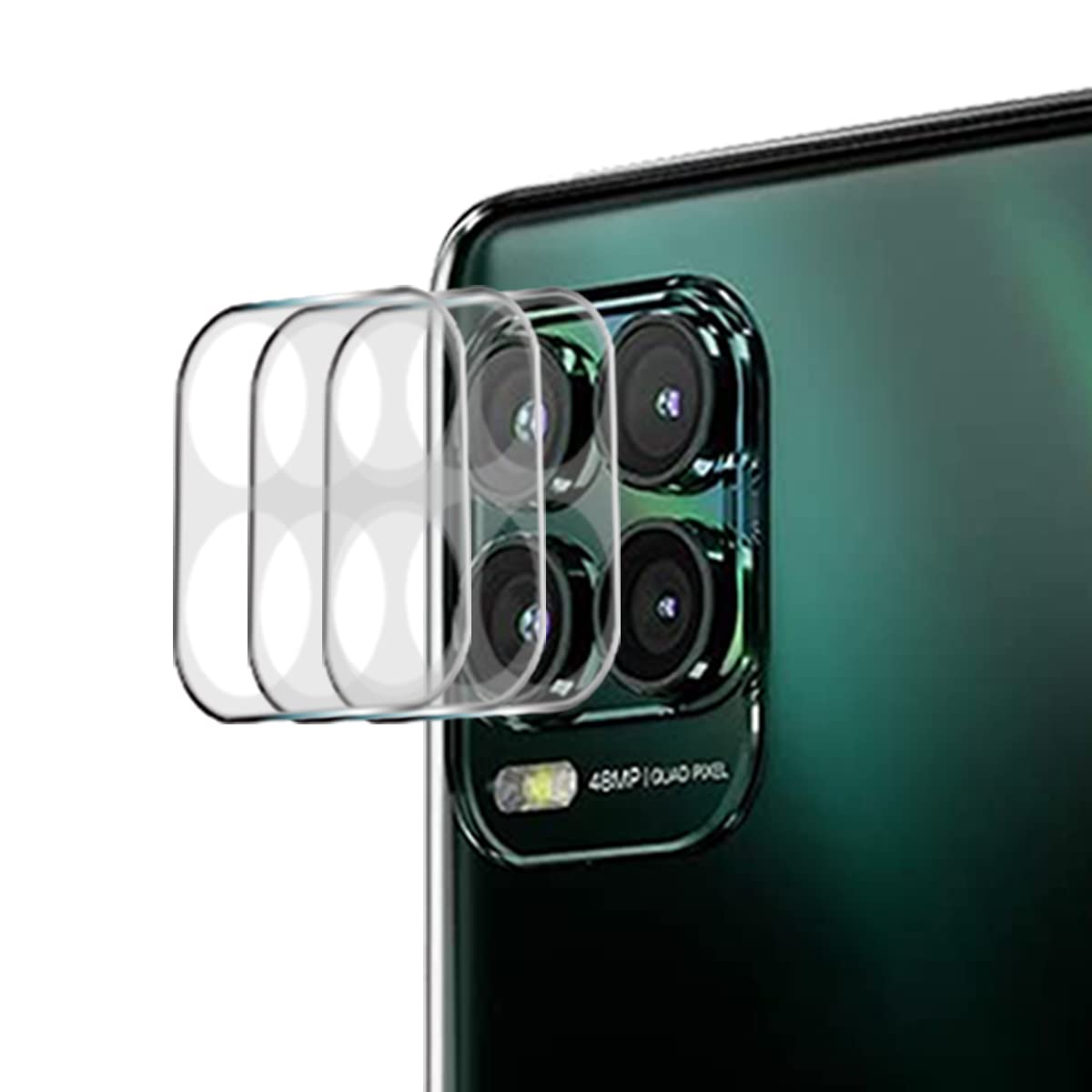 XINXUSONG 3 pcs Camera Lens Protector For Moto G Stylus 5G XT2131,Anti-Scratch 9H Hardness Tempered Glass Protective Film.