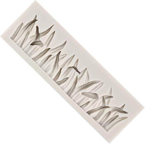 Miniatura 9 de MINFEIDMS Molde de silicona para valla de hierba para decoración de tartas, decoración de cupcakes, caramelo y goma de mascar de chocolate, arcilla