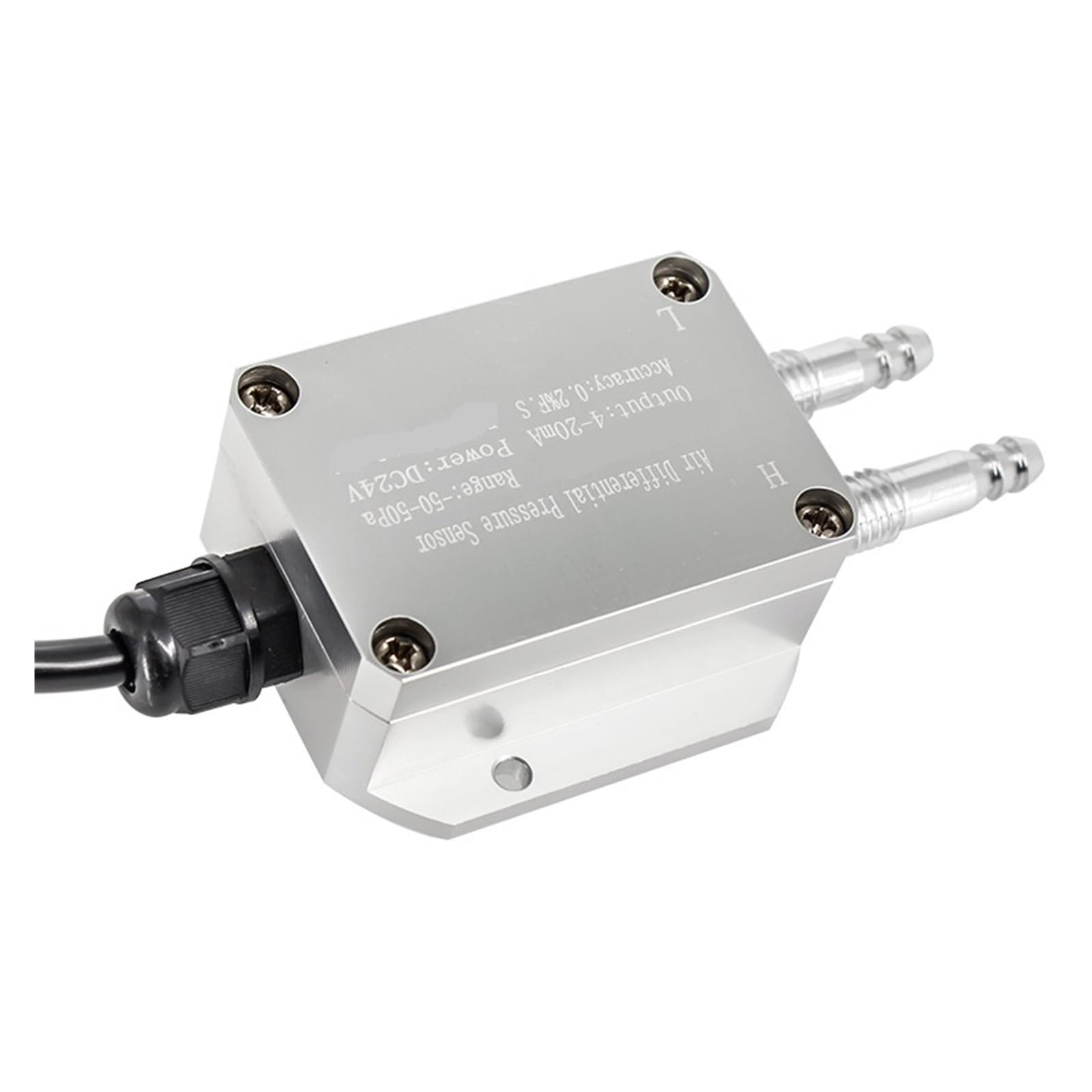 Przetwornik różnicy ciśnień Cyfrowy przetwornik różnicy ciśnień z wyświetlaczem LCD 4-20 mA 0-10 V RS485 (RS485-LCD, 0-15Kpa)