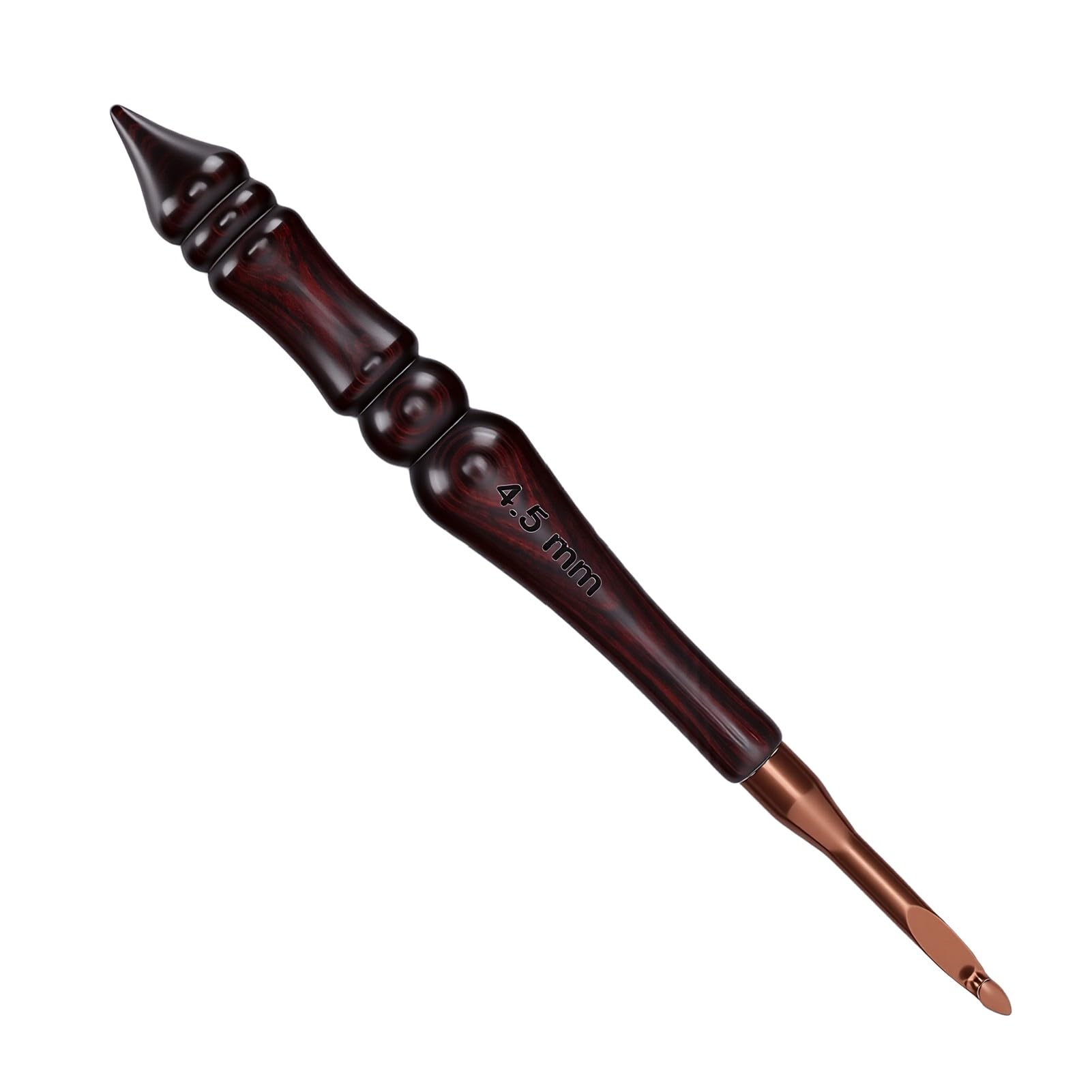 OEBUAFI Zestaw Szydełek 8 Sztuk, 3mm-7mm Ergonomiczny Drewniany Uchwyt