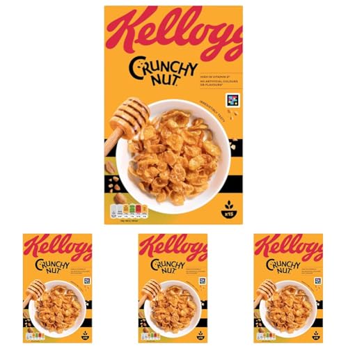 Kellogg's Crunchy Nut 460g (Paquete de 4)