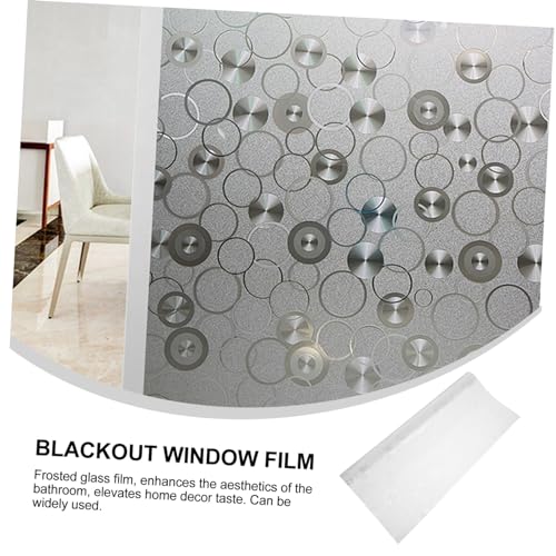 Película adhesiva para ventana blanca con privacidad miniatura 5