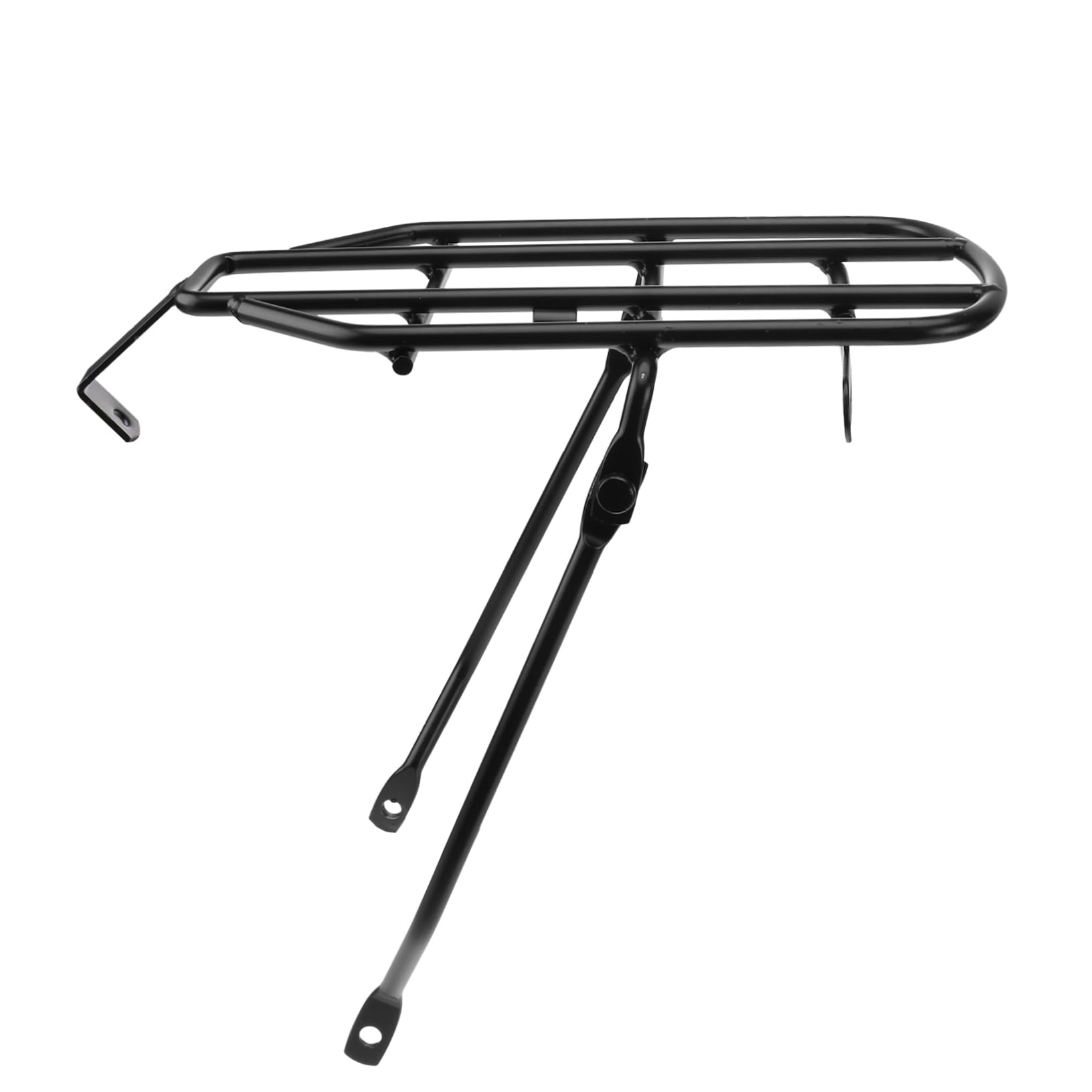 Happyyami Durable Folding Bike Carrier Rack Rear Shelf Luggage Carrier for Easy Outdoor Transport for Suitcases and Backpacks Lightweight and Compact Design