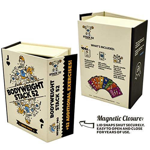 Stack 52 Bodyweight Exercise Cards: Workout Playing Card Game. Designed by a Military Fitness Expert. Video Instructions Included. No Equipment Needed. Burn Fat Build Muscle. (Bodyweight Mega Pack) - Image 8