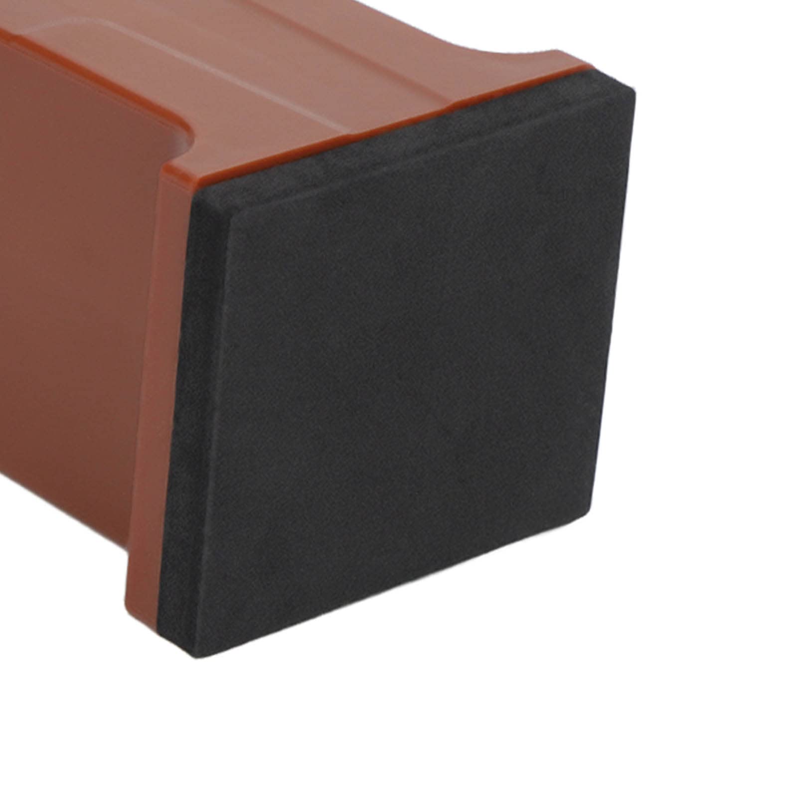Ejoyous 4Pcs Möbelerhöhungen, Betterhöhung mit Schraubklemme Verstellbare Tischerhöhung Betterhöher Möbel Erhöhung Gummi-Bett-/Coucherhöhungen für Schwerlastmöbel (Brown)