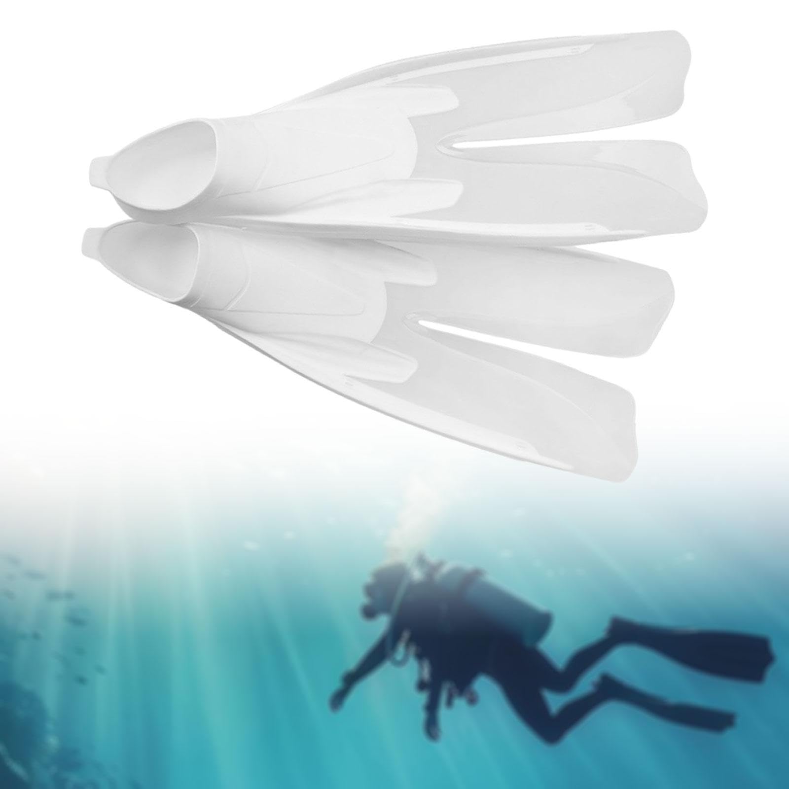 Immersione da Sub per Allenamento Snorkeling Nuoto in PP con Rinforzo Flessibile E Soletta Antiscivolo Adatte a Uso in Mare Piscina