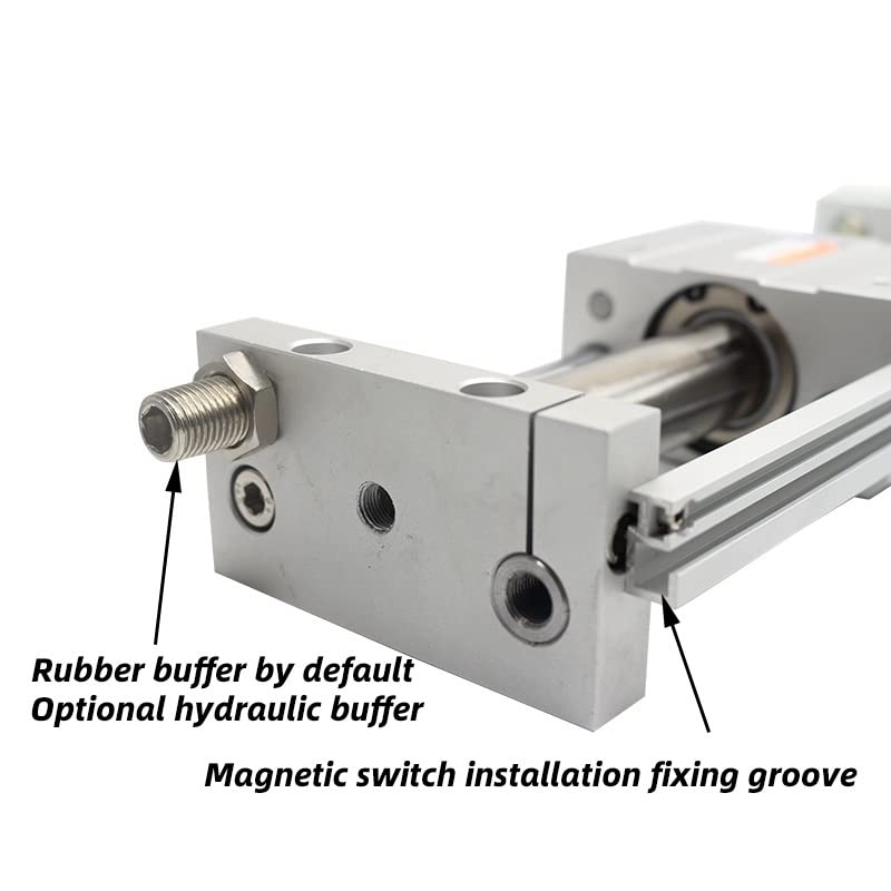 Vérin sans tige RMT20 solution fuite et encombrement course 300mm
