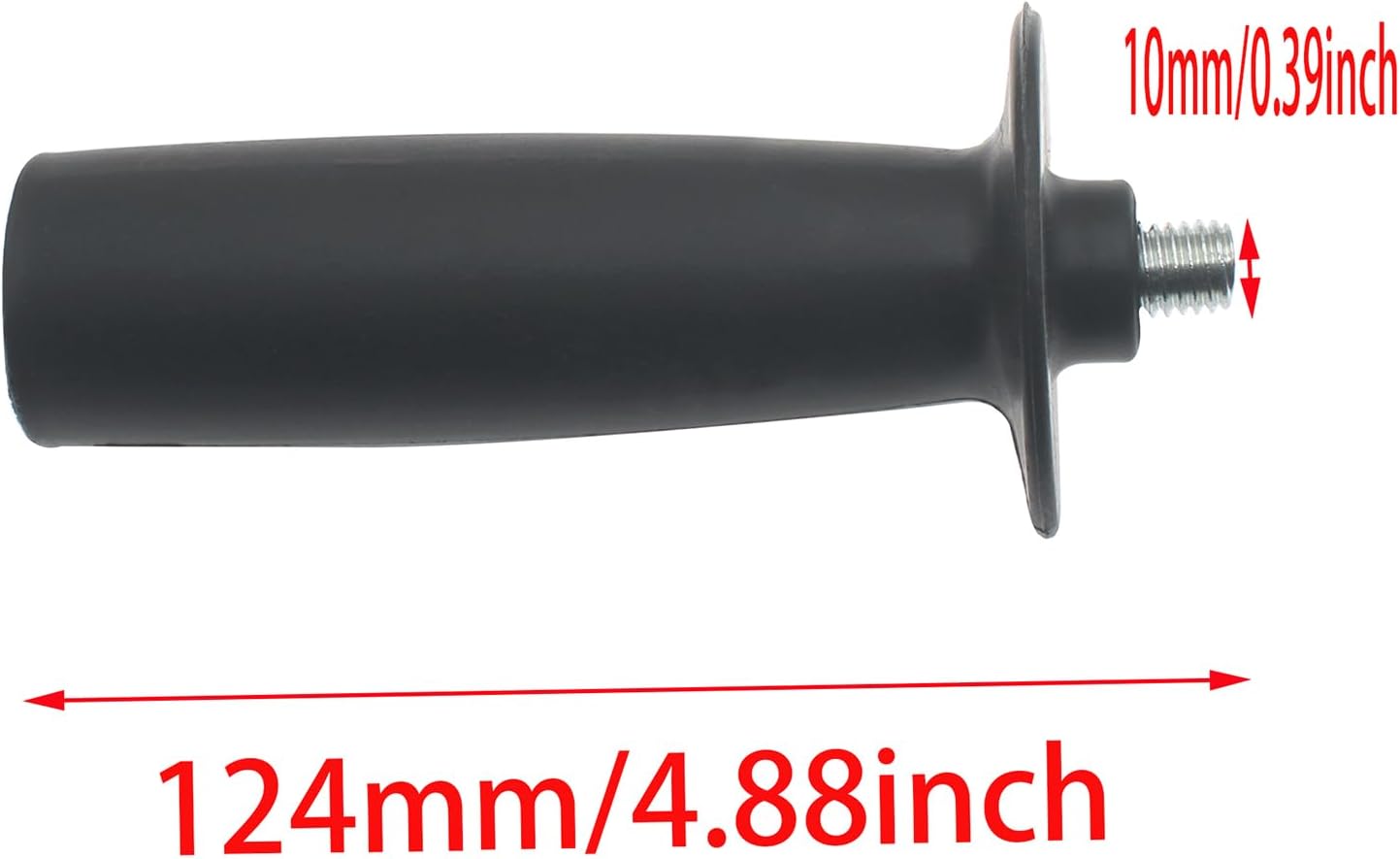2 Pcs Black M10 Angle Grinder Handle, 10mm Thread, Angle Grinder Side Handle, Suitable for Angle Grinders