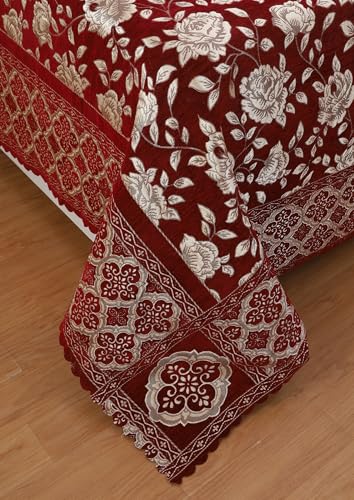 Image of Luxury Velvet Bedsheet | King Size Luxury Bed Sheet | Ultra Soft, Cozy & Warm Bedding for Bedroom | Hypoallergenic & Elegant Velvet Texture