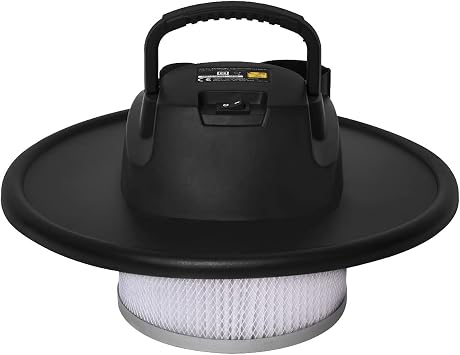VONROC Ash Vacuum Cleaner 1600 W - Tank with 20 L 3 m Power Cable 1.2 m Hose and Aluminium Nozzle - for Fireplace Fire Pit Grill and Workshop