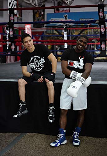 Ringside Apex Elite Boxing Shoes - Synthetic Leather High-Top Ankle Shoes for Men and Women, Boxing, Wrestling, Workout, Training, Competition, (2-13) 7