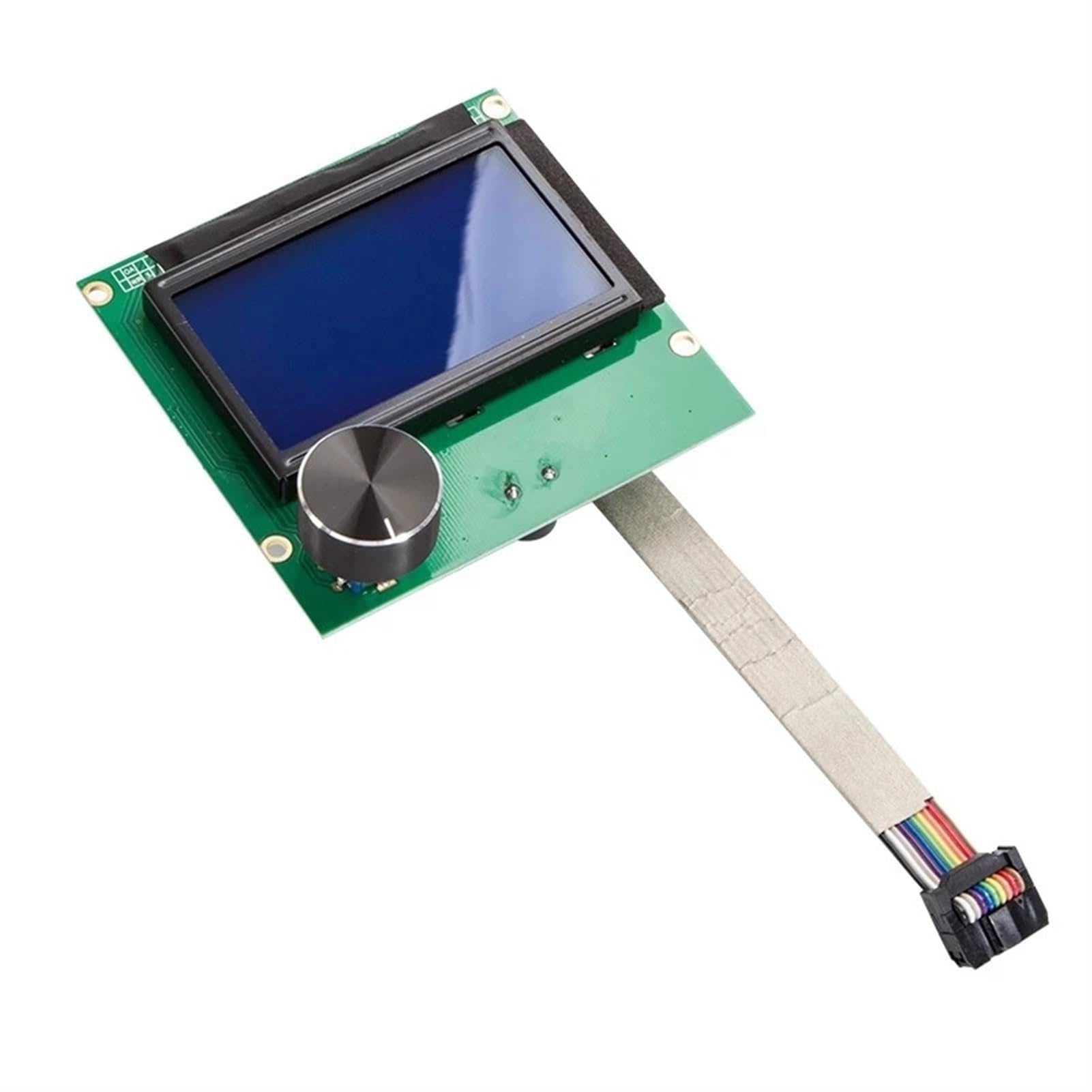 Canvia 3D Printer Original Part 12864 LCD Screen Display+Cable+Flexible Knob for Ender-3 Printer