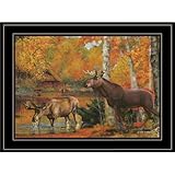 Trendy Decor 4U ED400-704G Peaceful Retreat Wall Art By Ed Wargo - Rustic Nature 15' H x 19' W