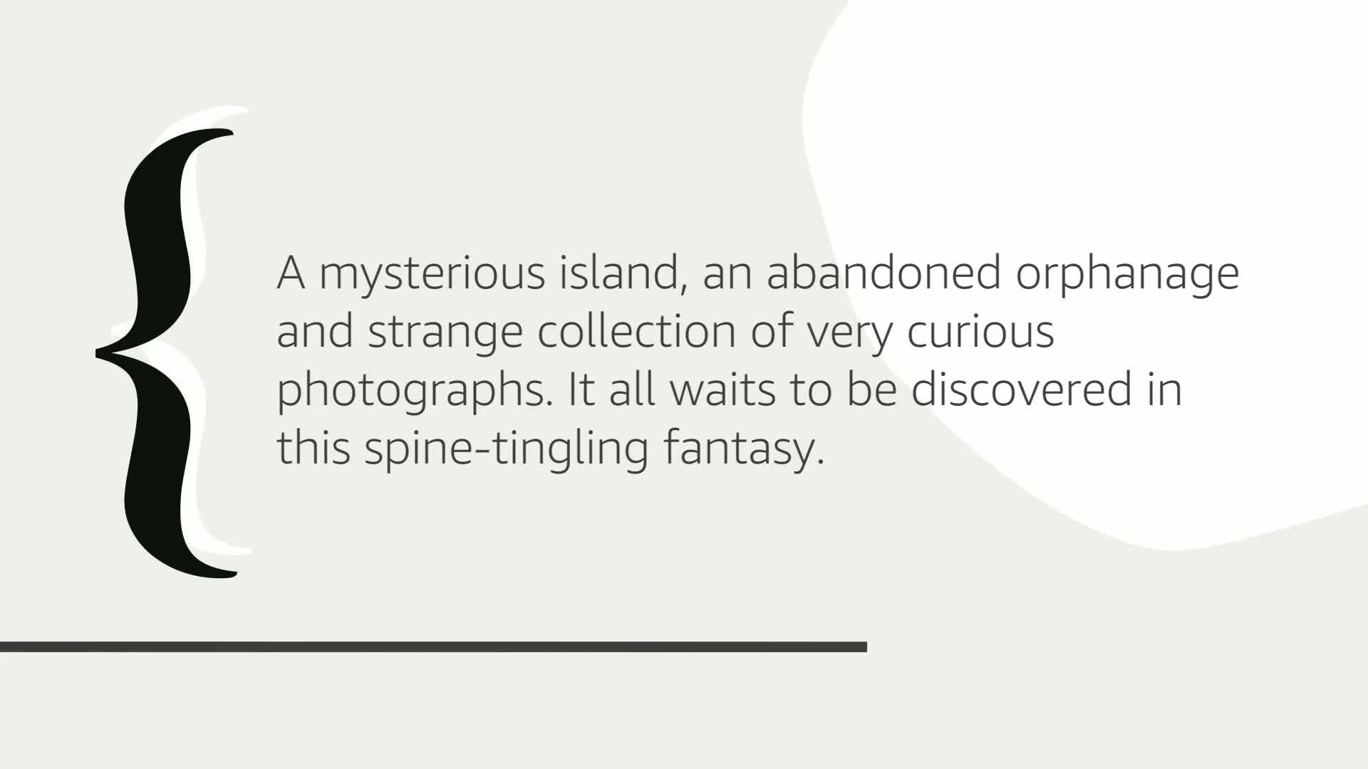 Miss Peregrine's Home for Peculiar Children