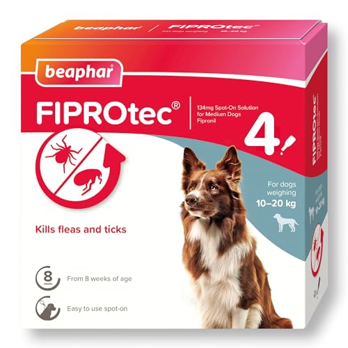 Beaphar FIPROtec Spot-On for Medium Dogs 10–20kg