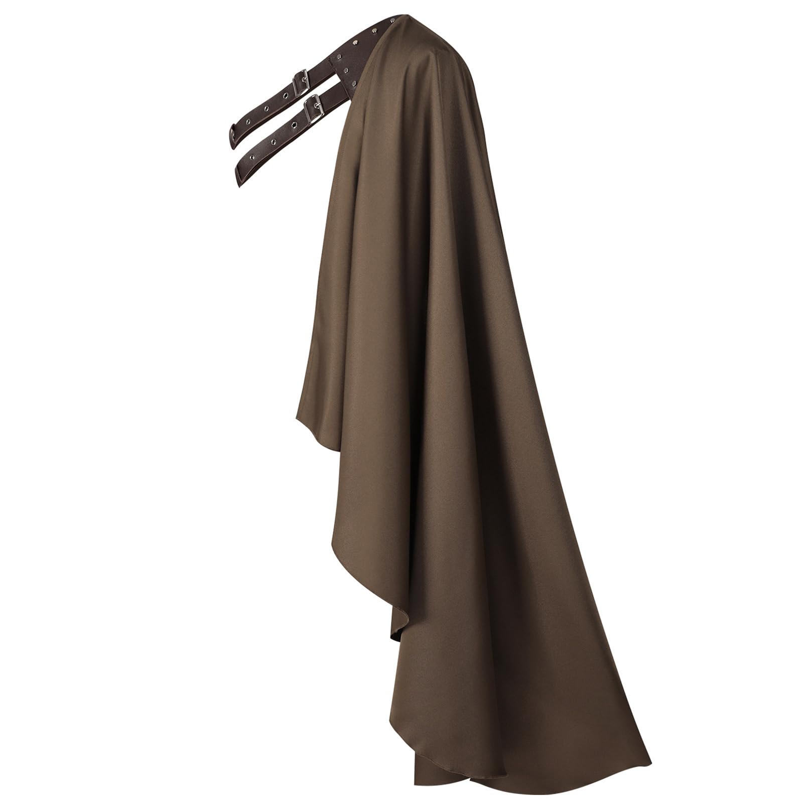 Mens Renaissance Shawl Half Shoulder Knight Medieval Costume Mens or Halloween LARP Cosplay Halloween Carnival Stage Performance Medieval Tudor Half Shoulder Cape Renaissance Shawl Cloak