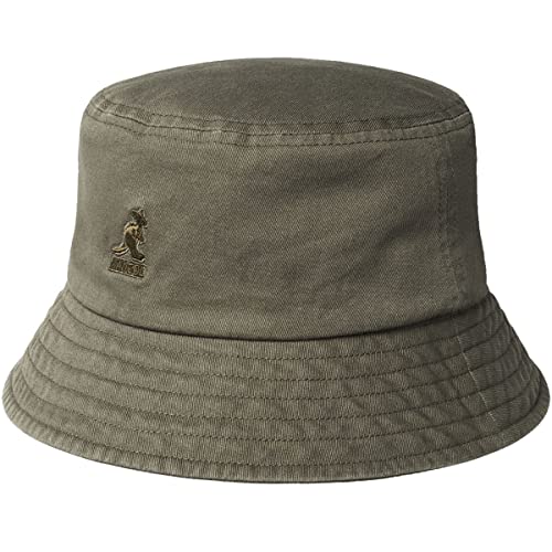 Kangol Washed Bucket Hat for Men and Women, XX-Large, Smog