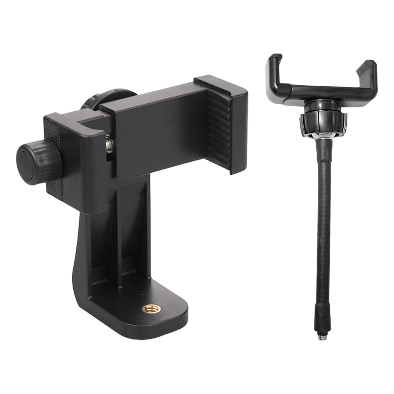 WUFGWBD 1 Triangle Bracket Fixing Clip, 1 Mobile Phone Fixing Adapter, Rotatable Selfie Stick Bracket, Universal Monopod Fixture.