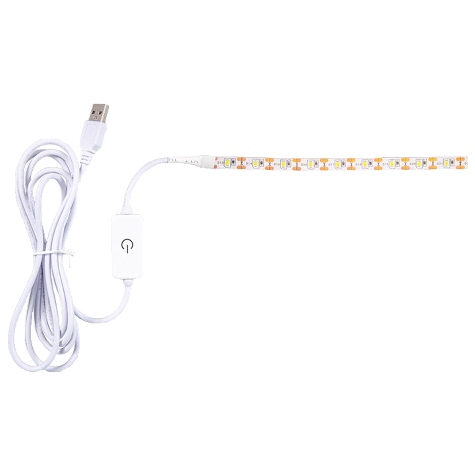 tooloflife Sewing Machine Light Strip, 30 CM LED Light with Touch Dimmer and USB Cable, Waterproof Light Strip Self-Adhesive for Sewing Machine, Warm White