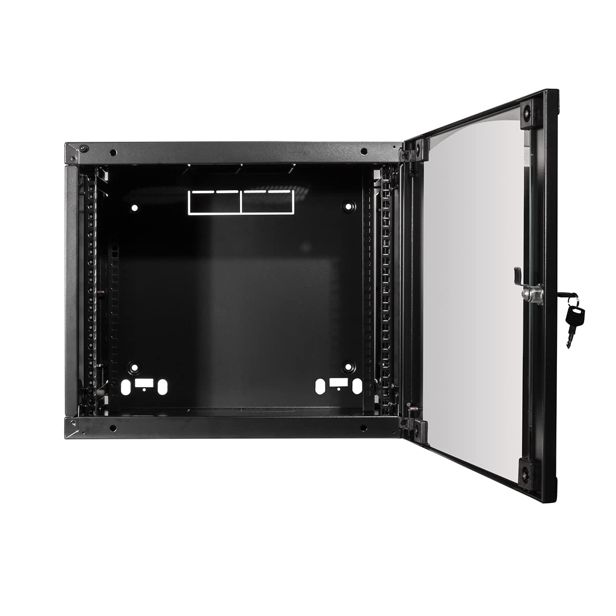 LogiLink Professional W06F64B jednoczęściowa obudowa ścienna, 19 cali czarna