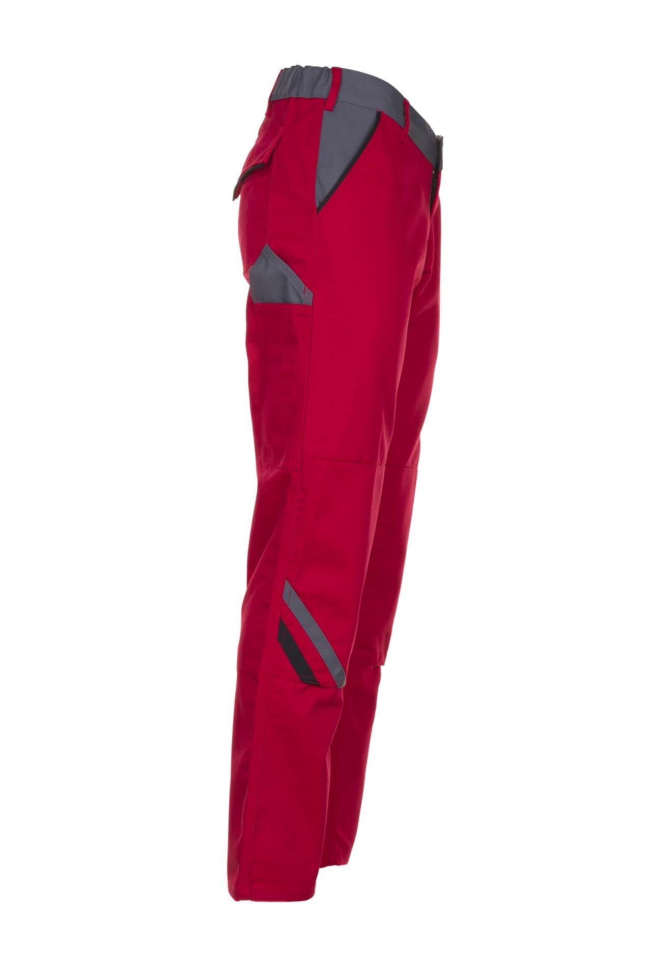 Planam Women Pantalon pour femme Highline taille 50 en rouge ardoise noir, Rouge/Ardoise/Noir, EU