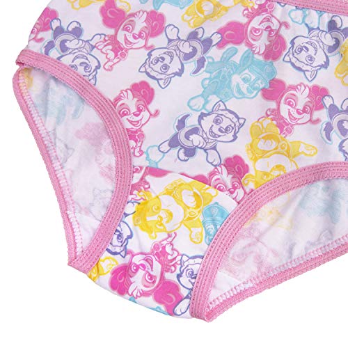 Paw Patrol girls 100% Combed Cotton 10-pack Underwear Available With Chase, Skye, Rubble and More in Sizes 2/3t, 4t, 4, 6, 82