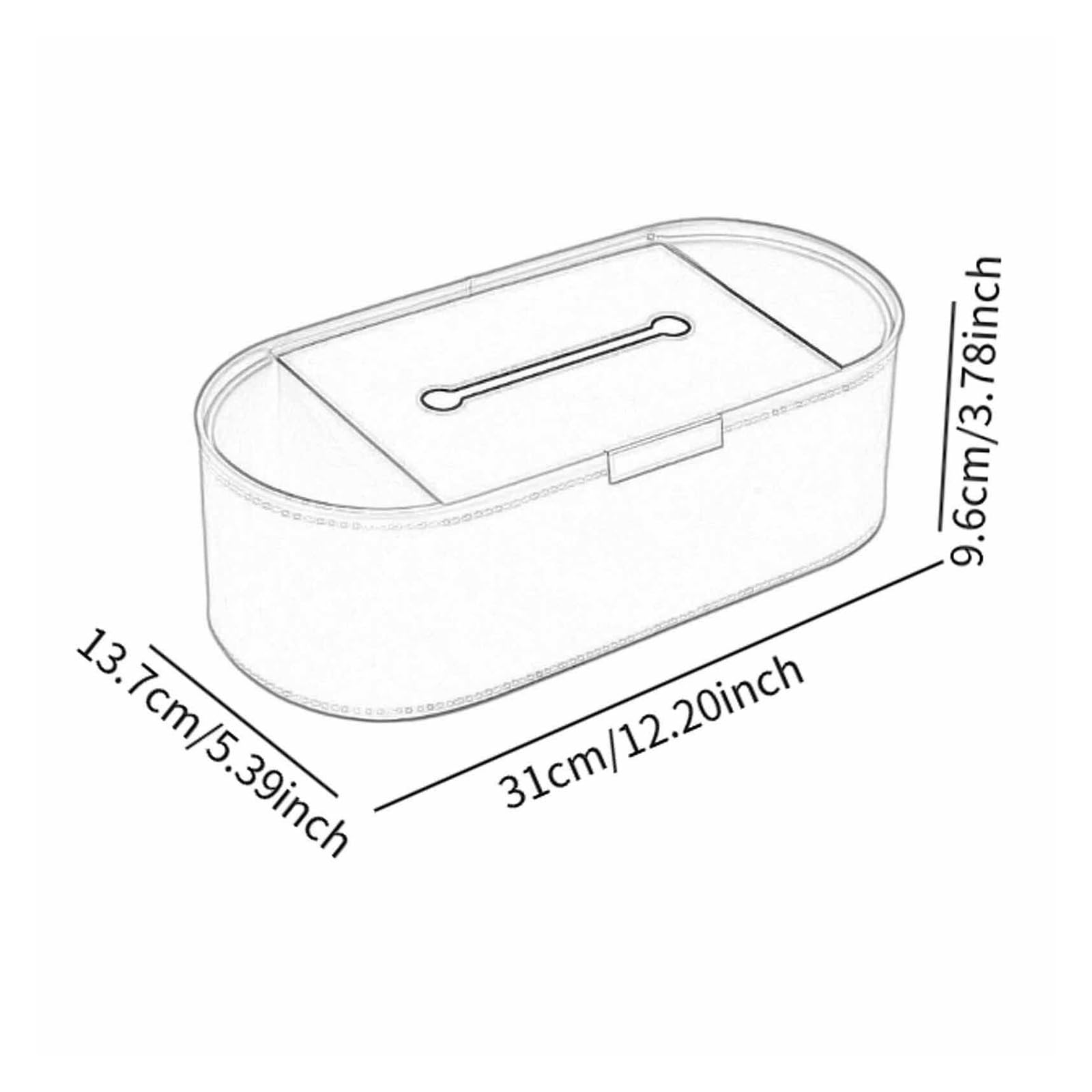 Caja dispensadora de pañuelos Servilleteros modernos decorativos for el hogar con soportes de papel tisú Imprescindibles para el apartamento(Green)