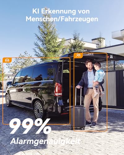 Imou 3K/5MP Solar Überwachungskamera Aussen Akku mit KI Personen-/Fahrzeugerkennung, 360° PTZ WLAN IP Kamera Outdoor Kabellos… – Ansicht 3