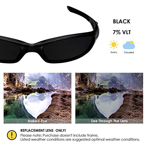 Image of BLAZERBUCK Anti-salt Polarized Replacement Lenses for Oakley Straight Jacket 2007 Sunglass