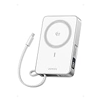 UGREEN Magflow Qi2 25W Power Bank 10000mAh a Induzione Magnetica Ricarica Rapida Batteria
